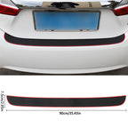 Car Rear Bumper Protector Strip | Anti-Scratch Rubber Sill Guard, 90cm | HOORIVA