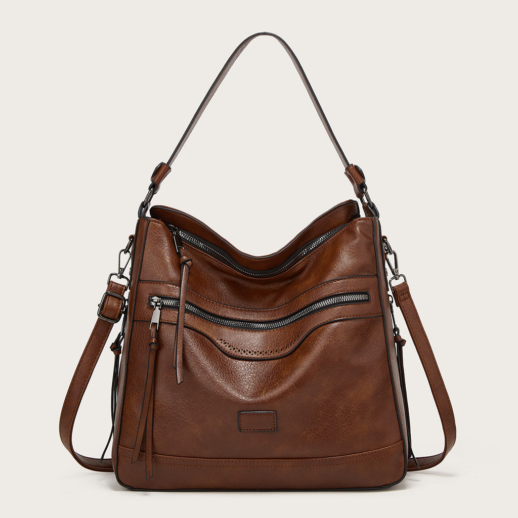 PU Leather Women's Shoulder Crossbody Tote Bag — Large Capacity, 6 Colour Options
