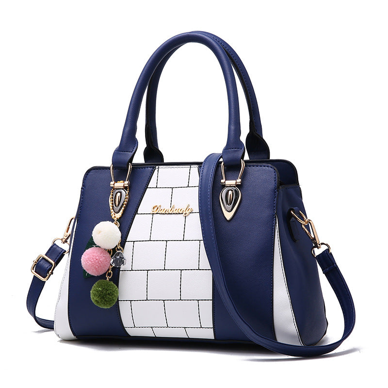 Women's Large PU Leather Shoulder Bag – Spacious Tote Handbag with Zipper