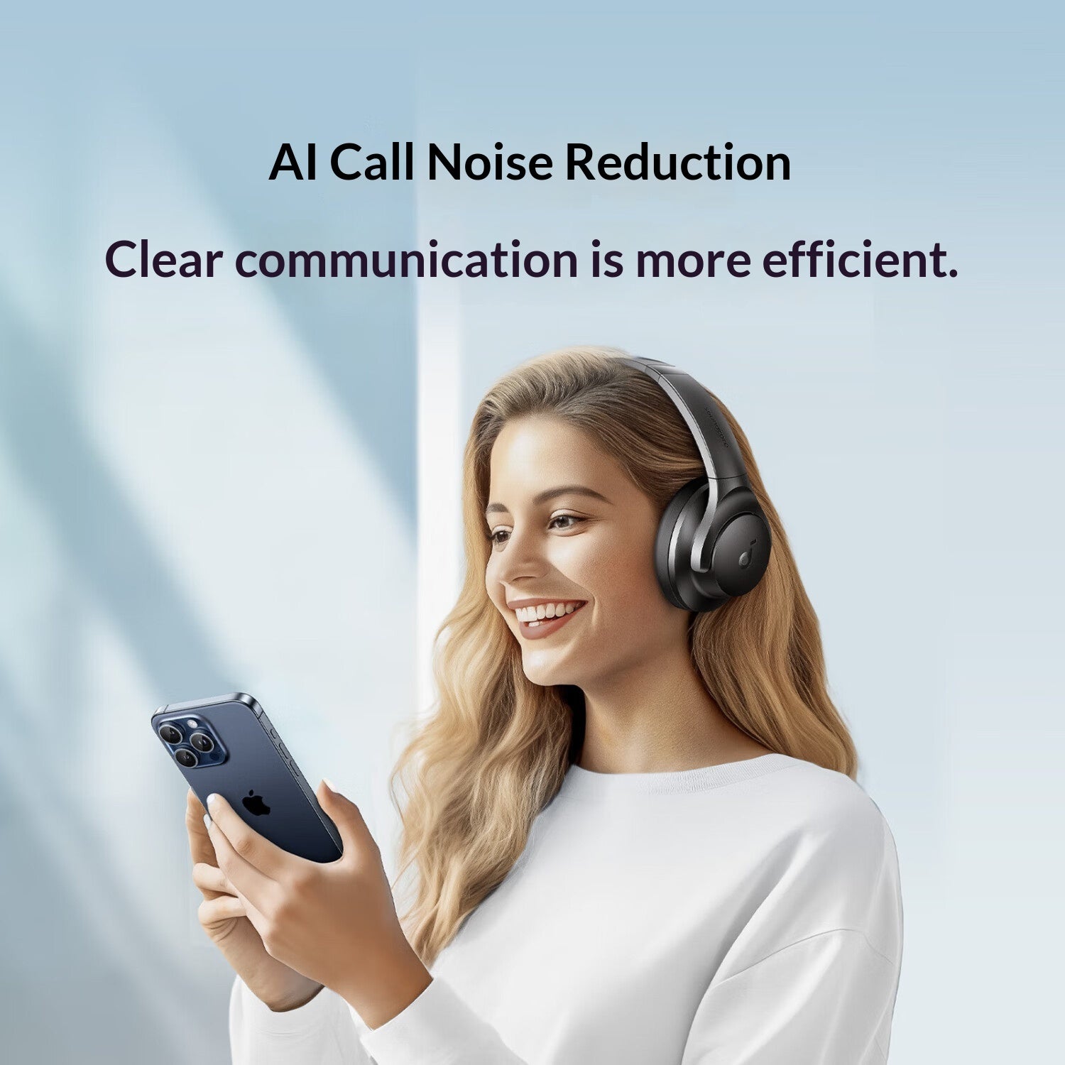 سماعات رأس Soundcore Q20i توضع فوق الأذن | إلغاء الضوضاء النشط | صوت عالي الدقة | بلوتوث 5.0