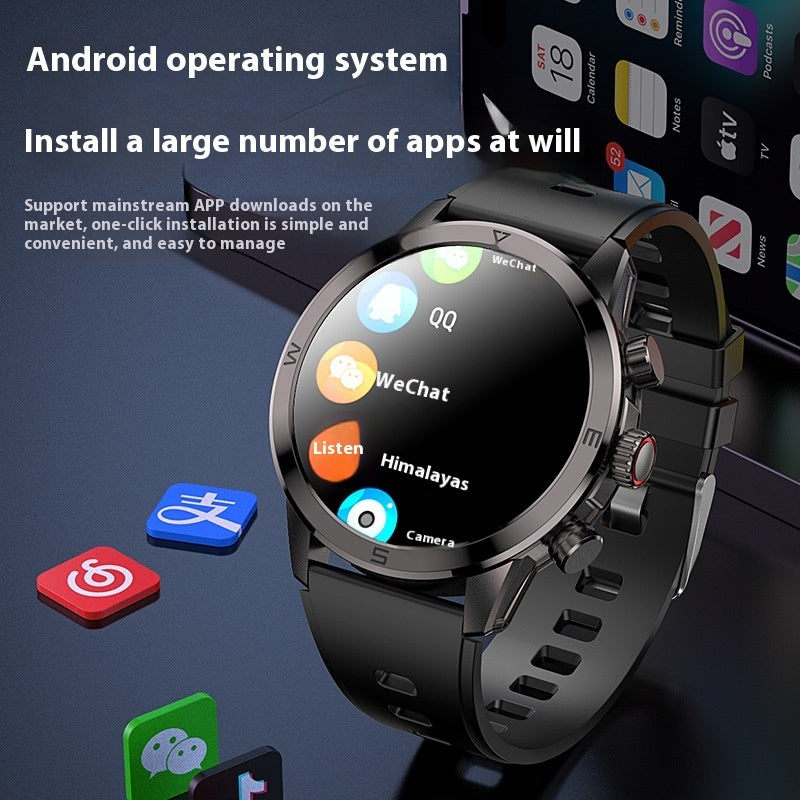 Men’s AMOLED Smart Watch – 7–14 Day Battery, Bluetooth Calling, Heart Rate & Health Tracker