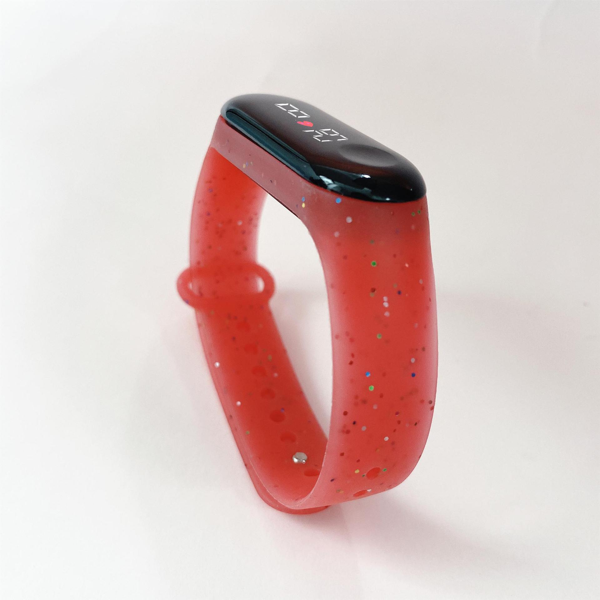 Kids Digital Silicone Watch – 50m Waterproof, Touch Screen, 7 Colours
