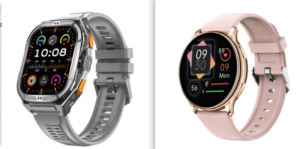 ساعة X5 الذكية | شاشة AMOLED، نظام تحديد المواقع العالمي GPS، مكالمات بلوتوث، بطارية تدوم 14 يومًا، مراقب صحي