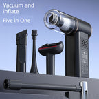 2-in-1 Lighting Charging Car Vacuum Cleaner And Air Pump