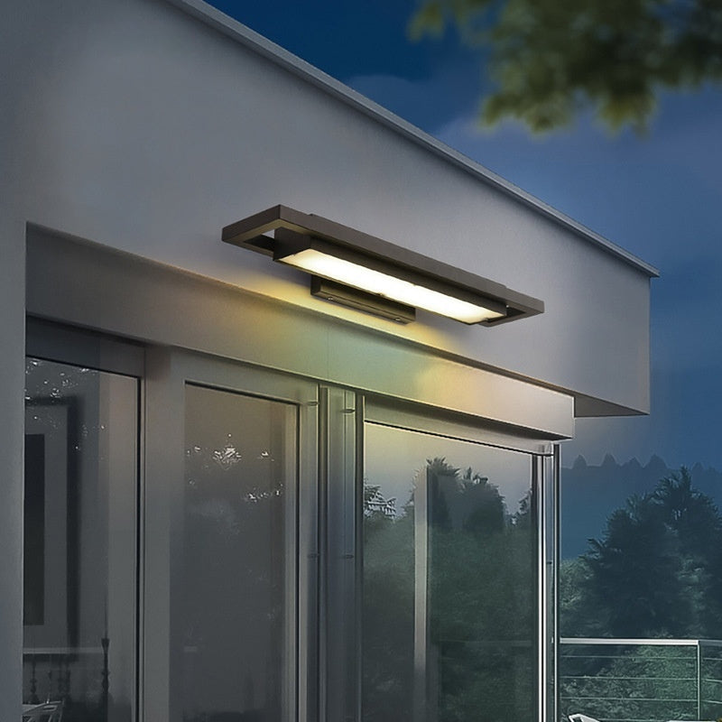 Stainless Steel Outdoor Porch Wall Light – Warm White LED