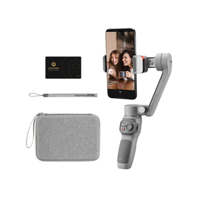 مثبت جيمبال الهاتف الذكي Zhiyun SMOOTH Q3 — خليط معدني ثلاثي المحاور، دوران 360 درجة