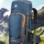 حقيبة ظهر للتنزه وتسلق الجبال | نايلون، 56-75 لتر، 4 ألوان، متعددة الاستخدامات، للتخييم