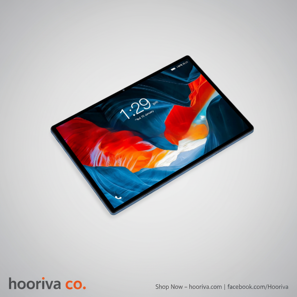 10.1-Inch Tablet Ad with Hooriva Branding
