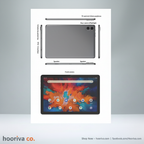 10.1-Inch Tablet on Grey Hooriva Background