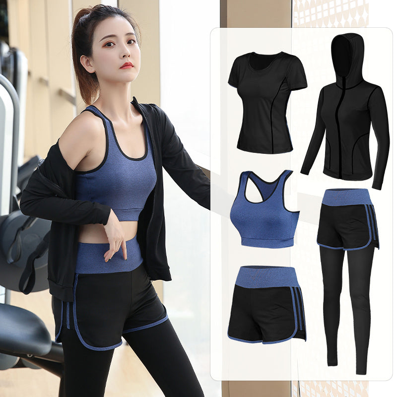 Women's Yoga Gym Top with Built-In Chest Pad | Long & Short Sleeve