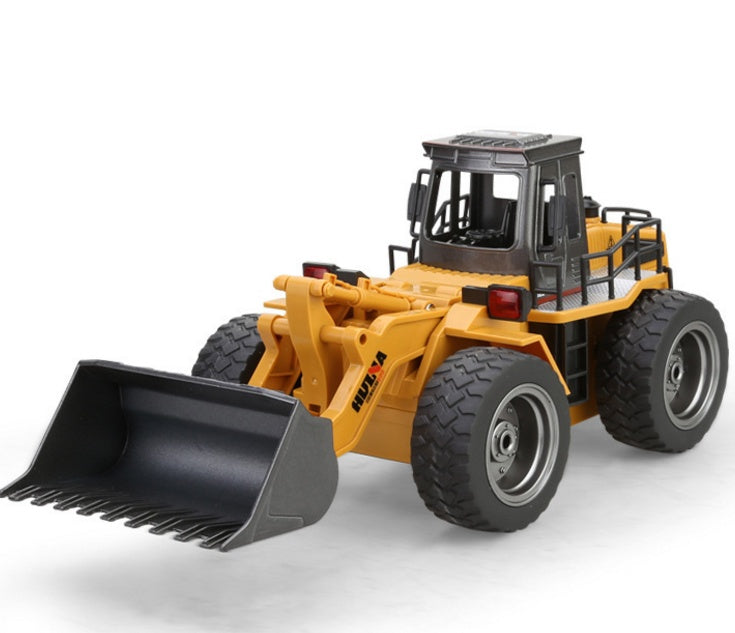 RC Excavator Toy for Kids – Alloy 1:18 Remote Control Engineering Car with Music & Lights
