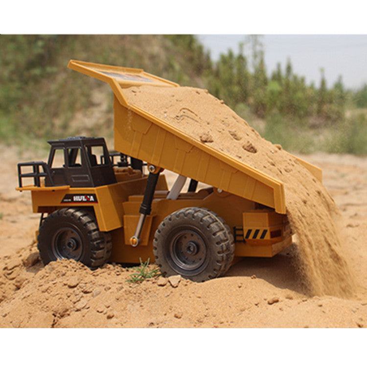 Alloy Remote Control Dump Truck – RC Engineering Soil Car Model Toy