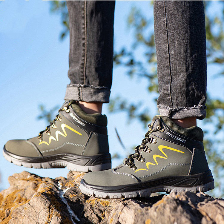 Puncture-Resistant Safety Work Shoes – Anti-Stab, Shock Absorbing & Breathable | Sizes 36–45