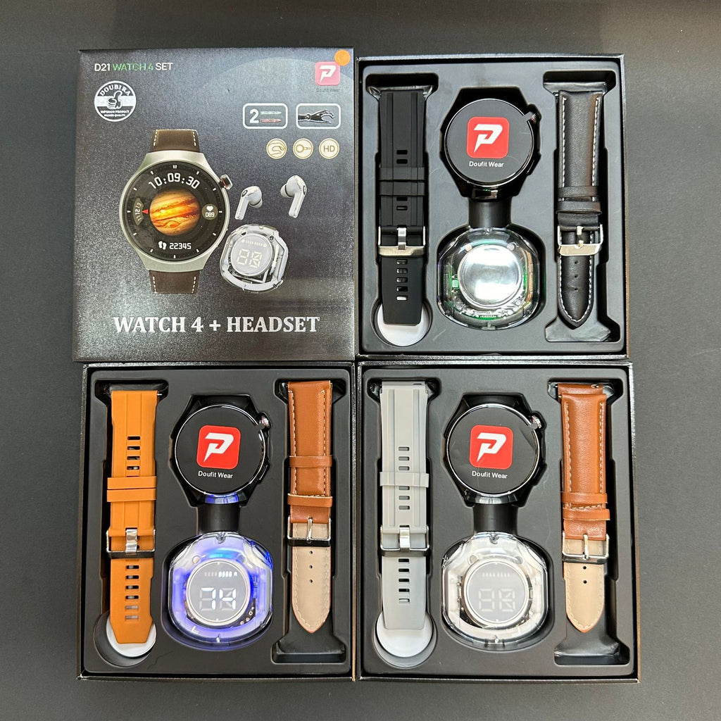Watch4 Smart Watch | Bluetooth Calling, Heart Rate, 1.52" TFT Screen, Dual Strap