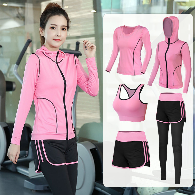 Women's Yoga Gym Top with Built-In Chest Pad | Long & Short Sleeve