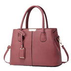 PU Leather Women's Square Shoulder Crossbody Bag — 30x21x13cm, 10 Colour Options