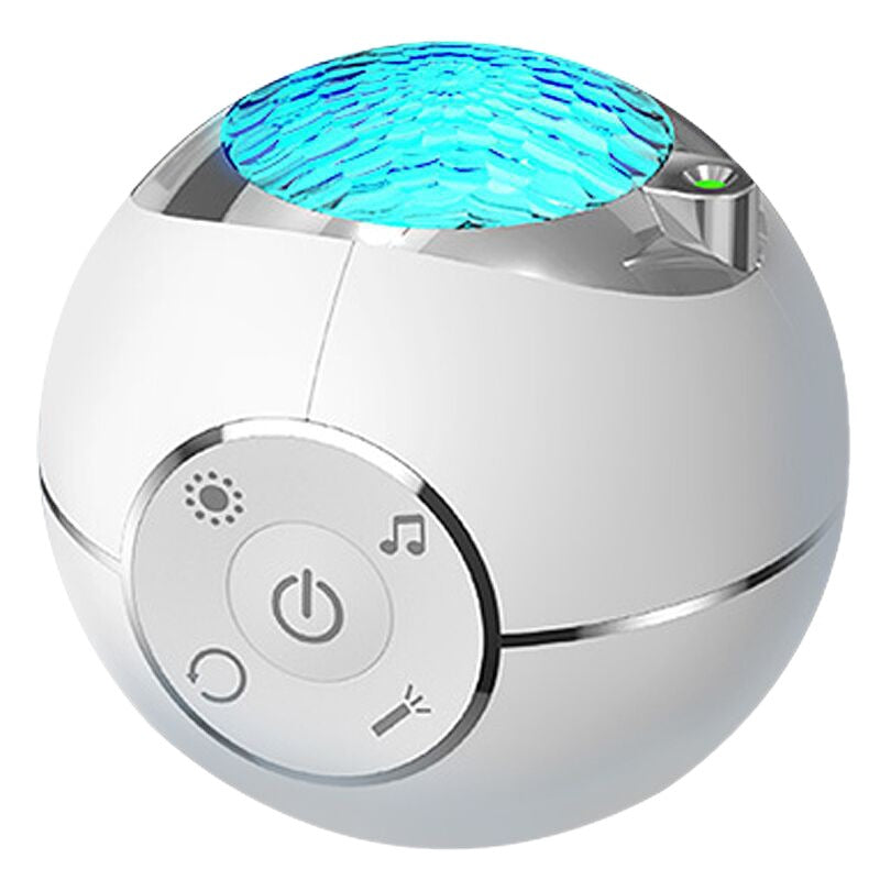 Aurora Planet Projector Night Light – Rotating Galaxy Lamp with Music