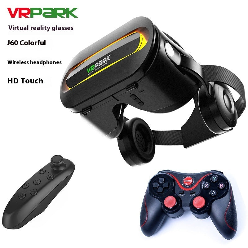 J60 Smart VR Glasses – 1080p HD All-in-One VR Headset with Bluetooth & Game Controller
