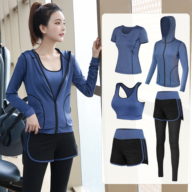 Women's Yoga Gym Top with Built-In Chest Pad | Long & Short Sleeve