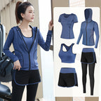 Women's Yoga Gym Top with Built-In Chest Pad | Long & Short Sleeve