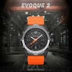 EVOQUE2 Solar Powered Sports Watch | Eco-Drive, Waterproof, 21+ Day Battery