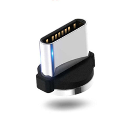 Blue flowing LED magnetic charging cable for iPhone and Android