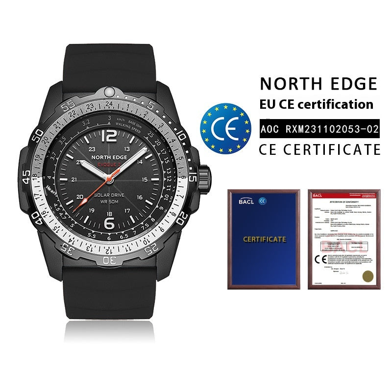 EVOQUE2 Solar Powered Sports Watch | Eco-Drive, Waterproof, 21+ Day Battery