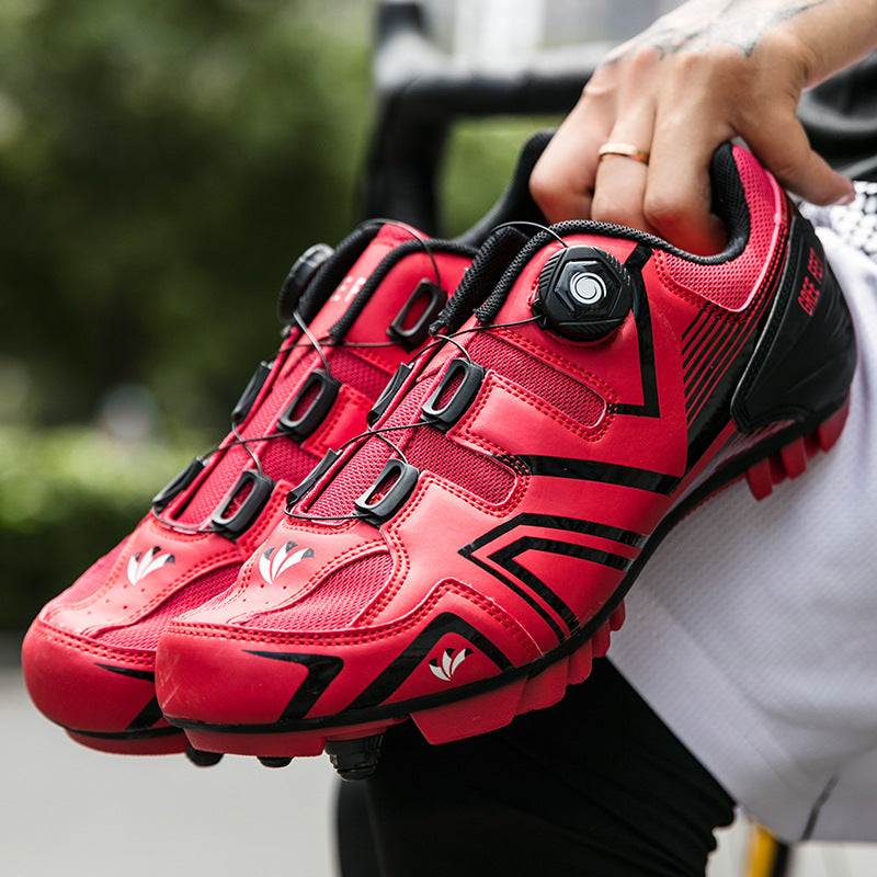 Men's Road Bike Cycling Shoes – Waterproof, Breathable, Hook & Loop | Hooriva