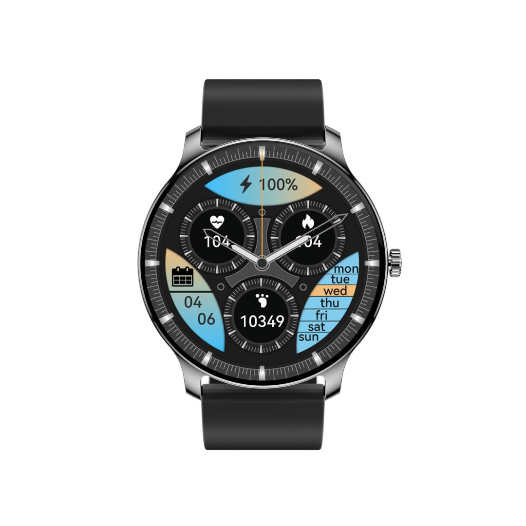 Disc Ultra-Thin Smart Watch – 1.43" AMOLED, Fitness Tracker & Health Monitor