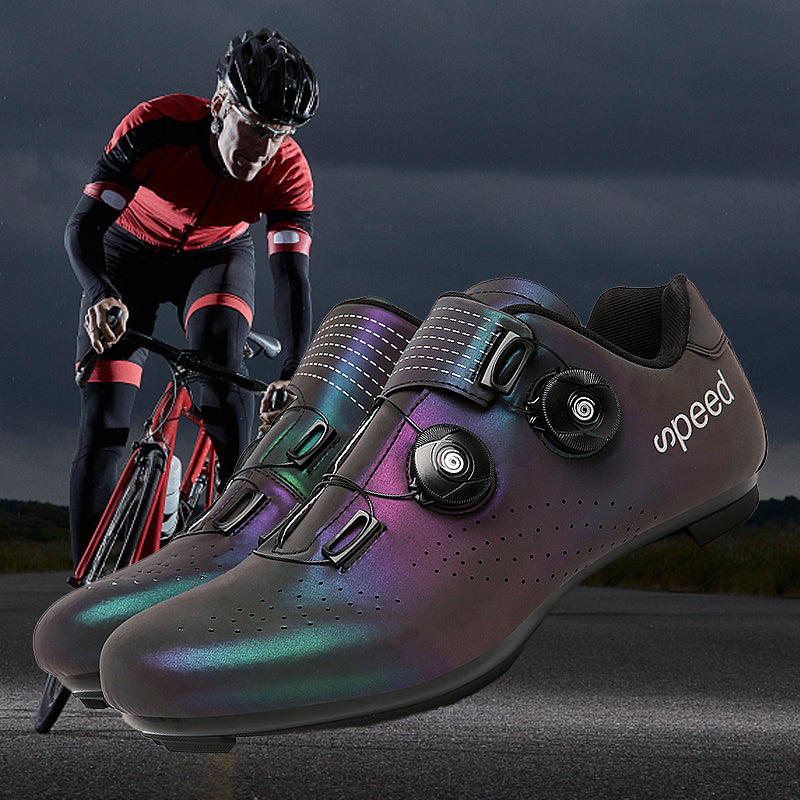 Road Cycling Shoes | Microfiber, Double Rotating Buckle, Breathable, 2 Colours, EU 36-46