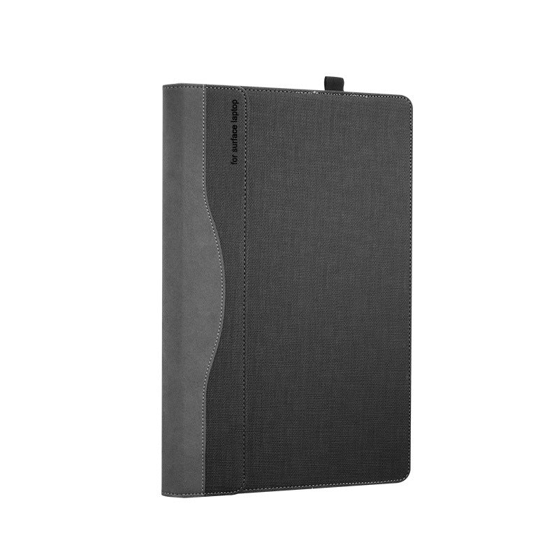 13.5 Inch Faux Leather Laptop Sleeve — Slim Business Case, 4 Colours