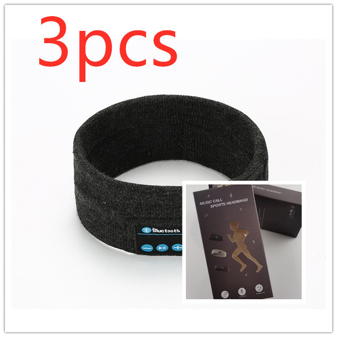 Bluetooth Headband with Built-in Speakers & Mic – Wireless Music Headband