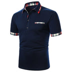 Men's Short Sleeve Polo Shirt | Breathable Casual Fit
