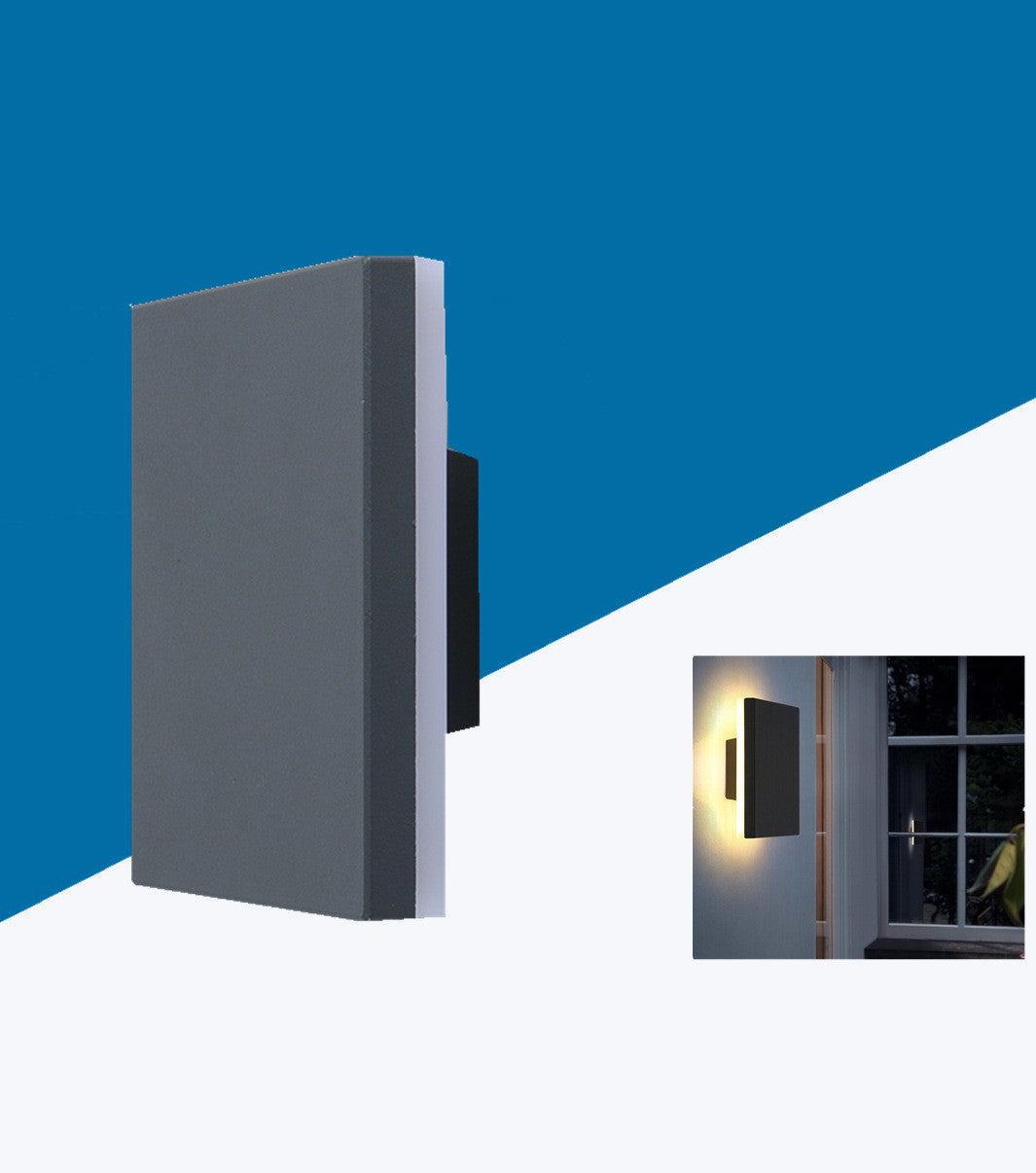 Waterproof Wall Light 000K (warm light), 6500K (positive white)