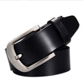 Men's Wide Cowhide Leather Belt – Vintage Pin Buckle | 4 Styles | 105–125cm