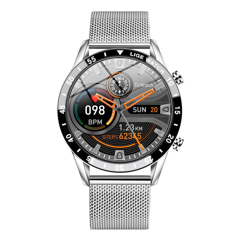 BW0189 ساعة رياضية ذكية | مكالمات بلوتوث، معدل ضربات القلب، ضغط الدم، مقاومة للماء 30 متر