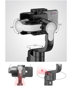 MOZA Magic Claw Mini-S 3-Axis Phone Stabilizer | Aviation Aluminium Gimbal for Smartphones