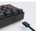 60% Bluetooth Mechanical Keyboard – Hot-Swap, RGB, PBT Keycaps