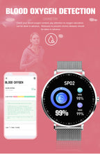 Full Touch Smart Bracelet – Sports Fitness Tracker with Health Monitoring | Hooriva