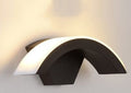 Curved Moon LED Wall Light – Indoor & Outdoor, Motion Sensor Option