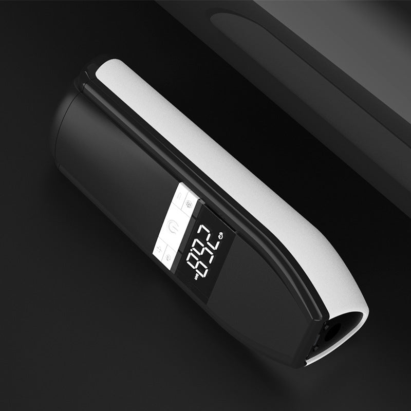 مضخة هواء لاسلكية محمولة | مراقب ضغط الإطارات وضبط مسبق، LED، شاشة رقمية، USB