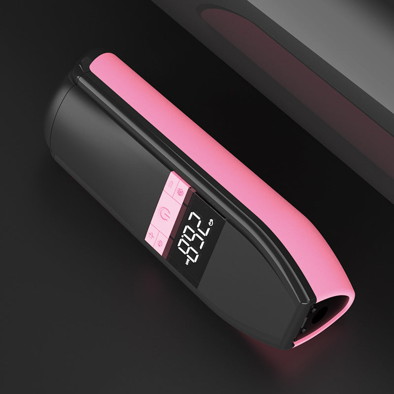 مضخة هواء لاسلكية محمولة | مراقب ضغط الإطارات وضبط مسبق، LED، شاشة رقمية، USB