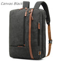 17.3 Inch Laptop Backpack — Canvas & Nylon, 20-35L Business Travel Bag, Unisex