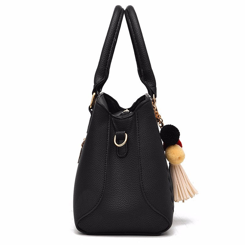 Women's PU Leather Crossbody Shoulder Bag – Multi-Pocket Handbag for Work, Travel & Shopping