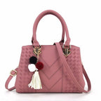 Women's PU Leather Crossbody Shoulder Bag – Multi-Pocket Handbag for Work, Travel & Shopping