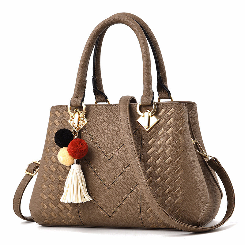 Women's PU Leather Crossbody Shoulder Bag – Multi-Pocket Handbag for Work, Travel & Shopping