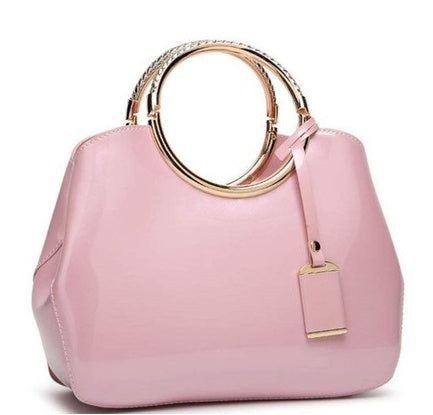 Women's Polyester Shoulder Handbag – Convertible Single & Double Strap Bag for Party & Everyday Use