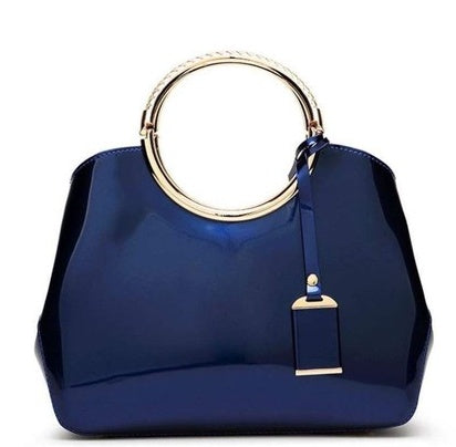Women's Polyester Shoulder Handbag – Convertible Single & Double Strap Bag for Party & Everyday Use