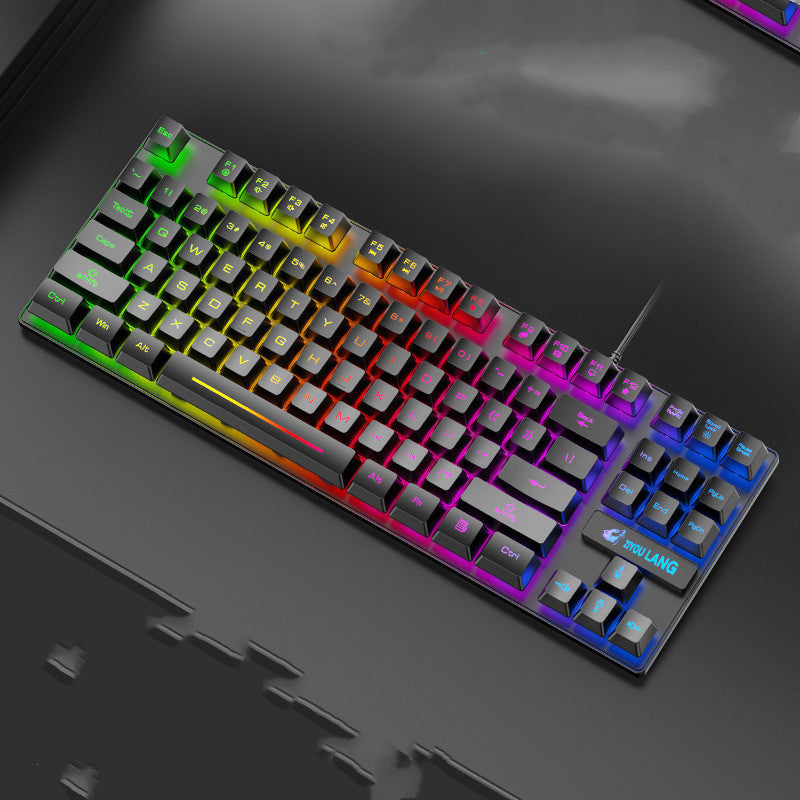 87-Key RGB Mechanical Gaming Keyboard – TKL, Wired USB