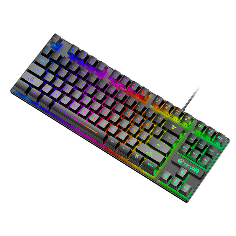 87-Key RGB Mechanical Gaming Keyboard – TKL, Wired USB
